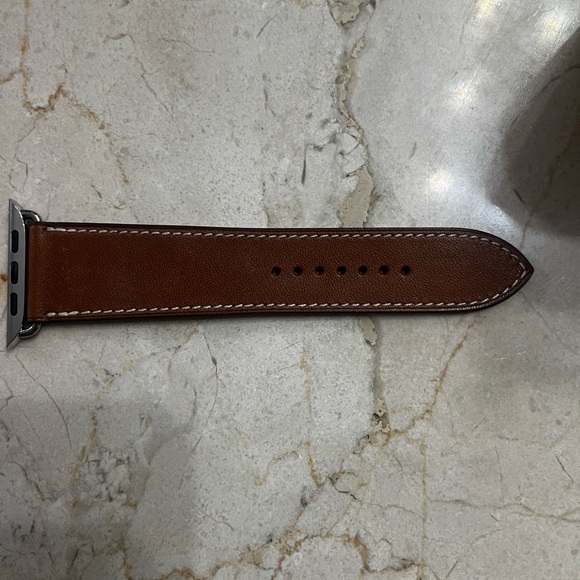Hermès Brown Leather Watch Band - Picture 5 of 5